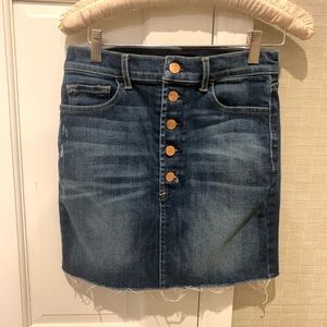 J BRAND button down denim skirt, size 25